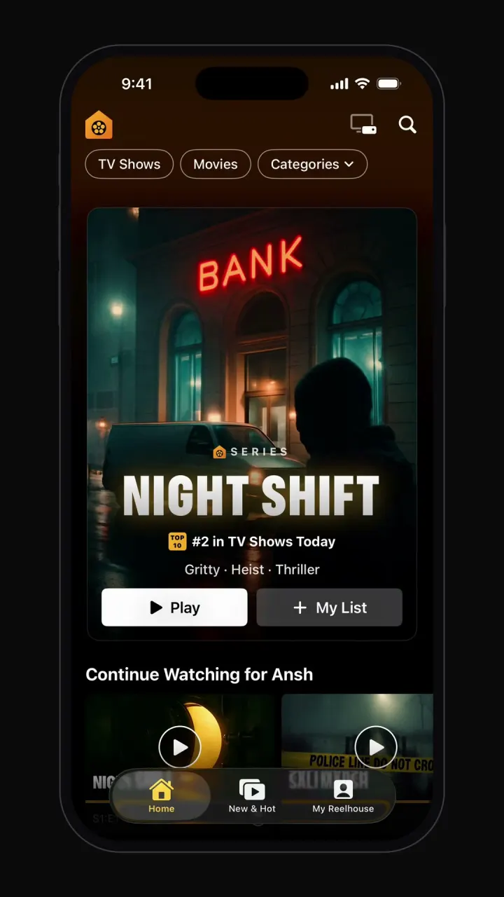 Netflix clone template