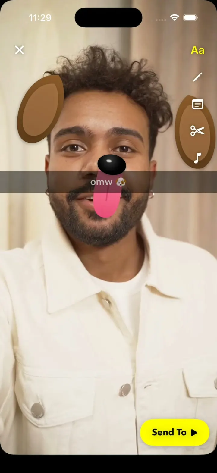 Snapchat Clone template